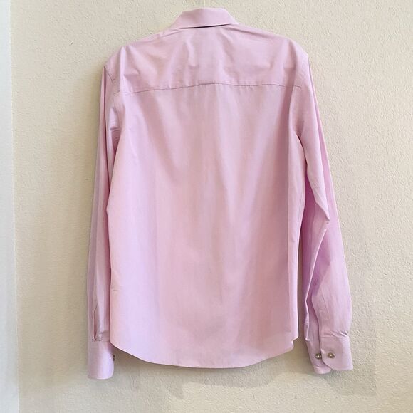 Eight X Mens Shirt Medium Slim Fit  Purple‎ Flip Cuff  Business Casual Buckle - Picture 12 of 12